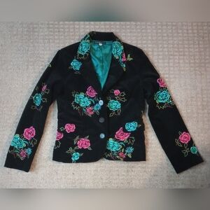 Havenbleu Embroidered Jacket Blazer